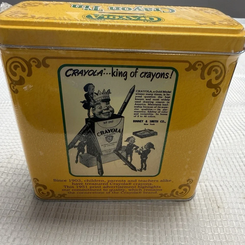 Lot 3 Sealed New Vintage Crayola Collectible‎ Tin Crayons 64 Ct Y2K Discontinued
